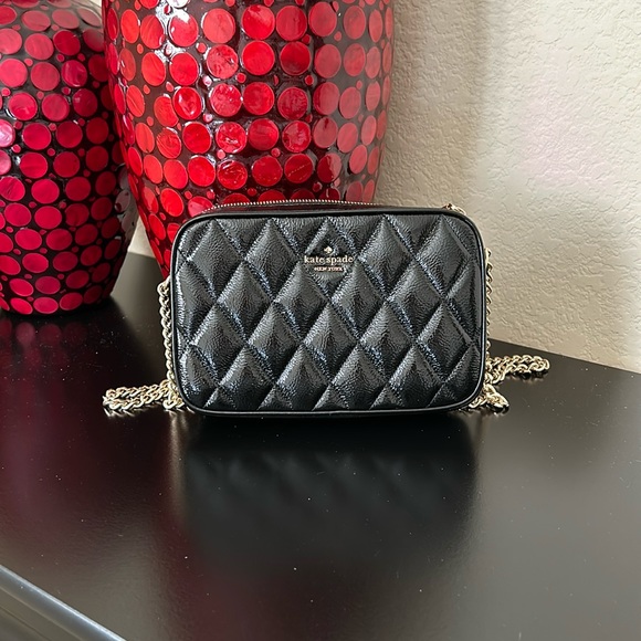 kate spade Handbags - NWT Kate Spade Quilted Crossbody in Black